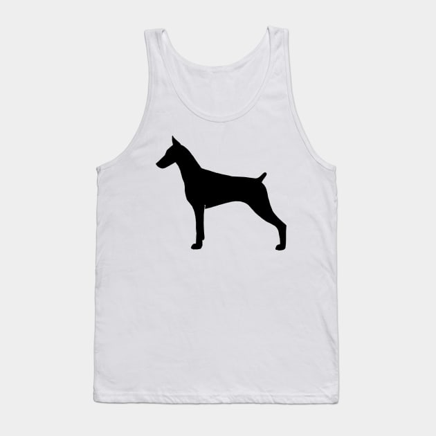 Doberman Pinscher Silhouette(s) Tank Top by Coffee Squirrel